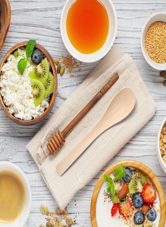 Banbu Bamboo Utensils Disposable -100PK Bamboo Soup Spoons 6.7" Disposable Compostable Spoons for Eating 100% Biodegradable Renewable Natural Travel Cutlery - Image 5