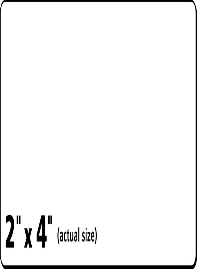 بريس-أه-بلاي ملصق ليزر PRES-a-ply، 2 × 4 بوصة، أبيض، علبة تحتوي على 2500 ملصق (30609) - Image 4