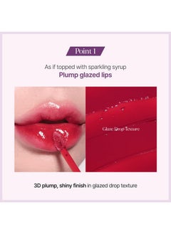Espoir Espoir Couture Lip Tint Glaze #4 Hushed Cherry 0.19oz | Volumizes & High-Shine Lip Plumper | Long-Lasting Vibrant Color | Thickening radiance Lip Stain | Tinted Lip Moisturizer | Korean Lip Makeup  - Image 5