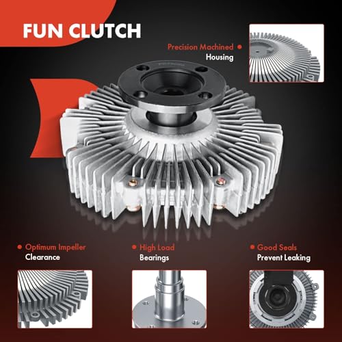 A-Premium Engine Cooling Fan Clutch Replacement for Toyota 4Runner 1995-2000 T100 1994-1998 2.7L Toyota Tacoma 1995-2001 2.4L 2.7L - Image 3