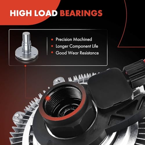 A-Premium Engine Cooling Fan Clutch Replacement for Toyota 4Runner 1995-2000 T100 1994-1998 2.7L Toyota Tacoma 1995-2001 2.4L 2.7L - Image 5