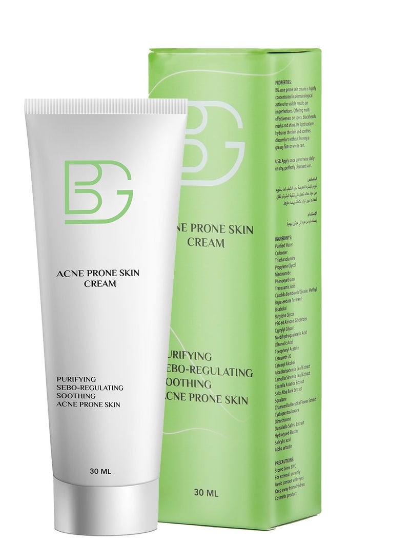 BG Acne Prone Skin Cream 30ml - Image 2