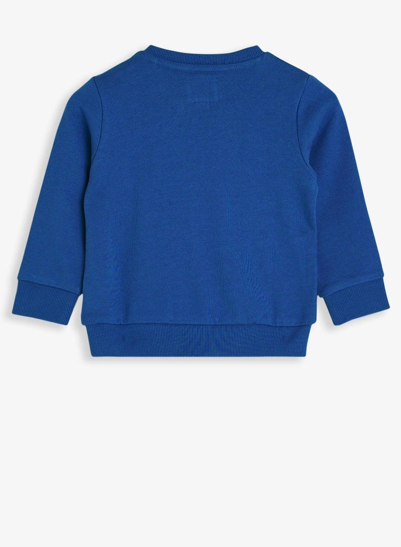 GUESS Infant Graphic Crew Neck Sweatshirt - Image 3