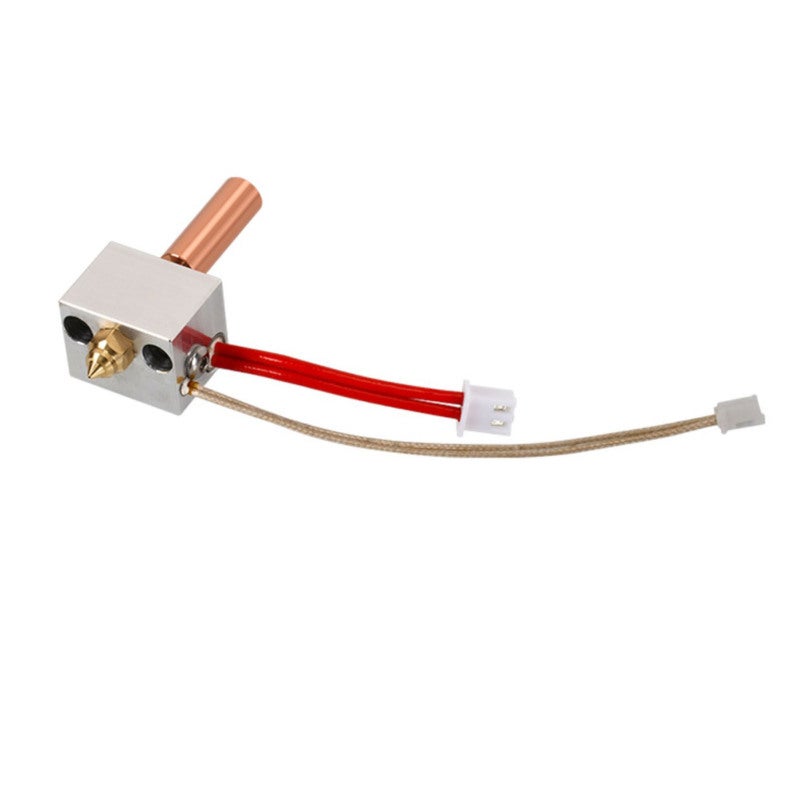 3D Printer Hot End M6 0.4mm Nozzle Aluminum Stainless Steel Brass - 300℃ Heating Block Bi Metal Throat for PLA ABS PETG TPU Wood Filament - Image 4