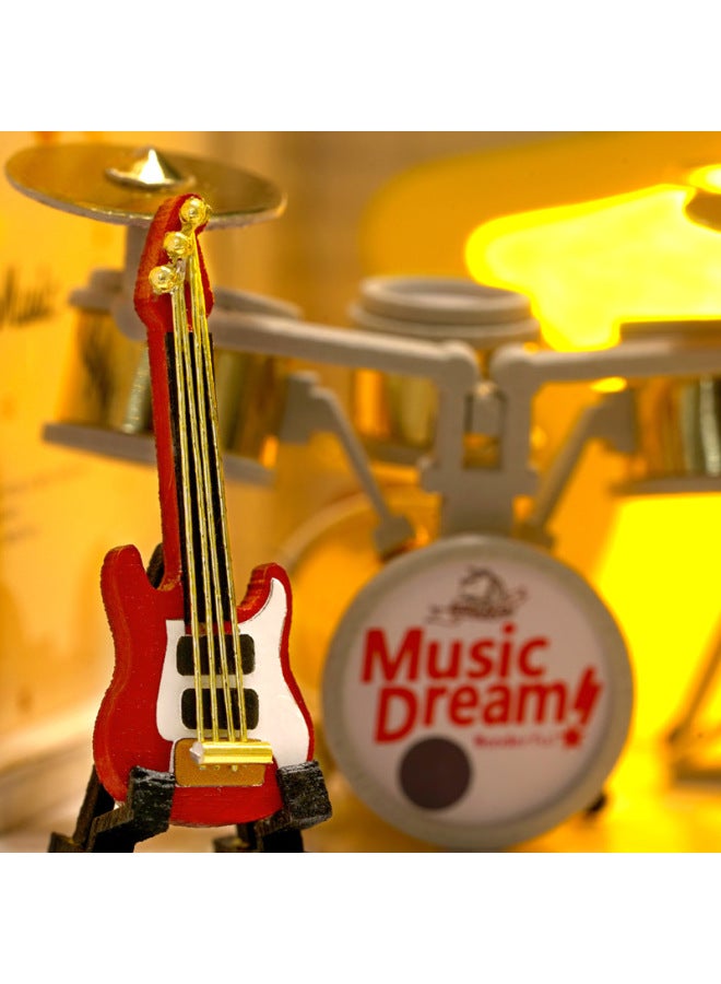 Zhiqu House Children's Handmade Diy Cabin 3D Puzzle Little Girl Toy Boutique Birthday Gift-Color:Dream Young A + Glue (Chinese Version) - Image 4