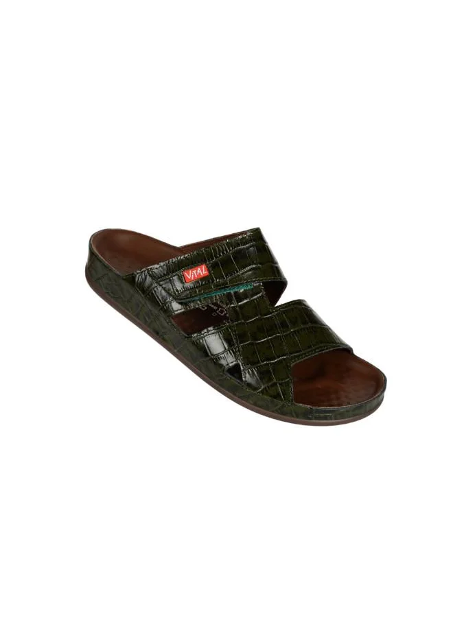 فايتال 148-1110 Vital Mens Vital - Cairo Sandals 0922B Green