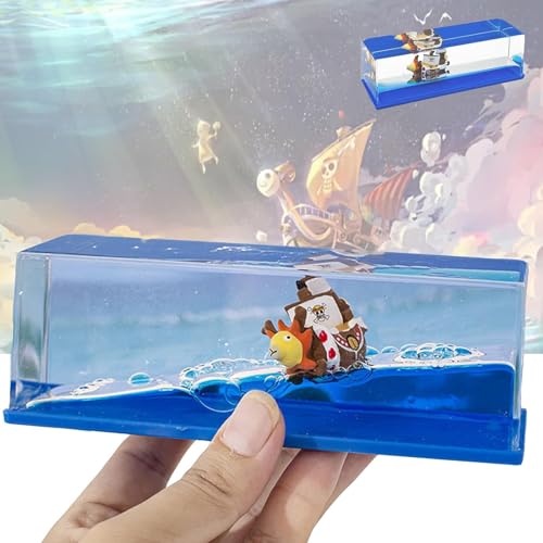 PTAEXCEL Unsinkable Boat in a Box, Unsinkable Cruise Ship Toy, Cruise Ship Fluid Drift Bottle, Cruise Ship Fluid Drift Model Decoration, Home Decoration Toys Gift. (C) - Image 1