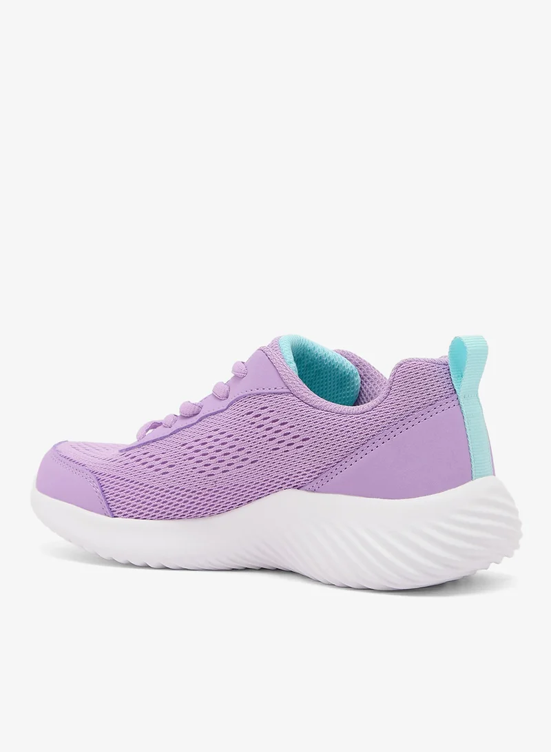 Skechers LAVENDER TEXTILE/TRIM Kids Bounder for Women | Best Price UAE