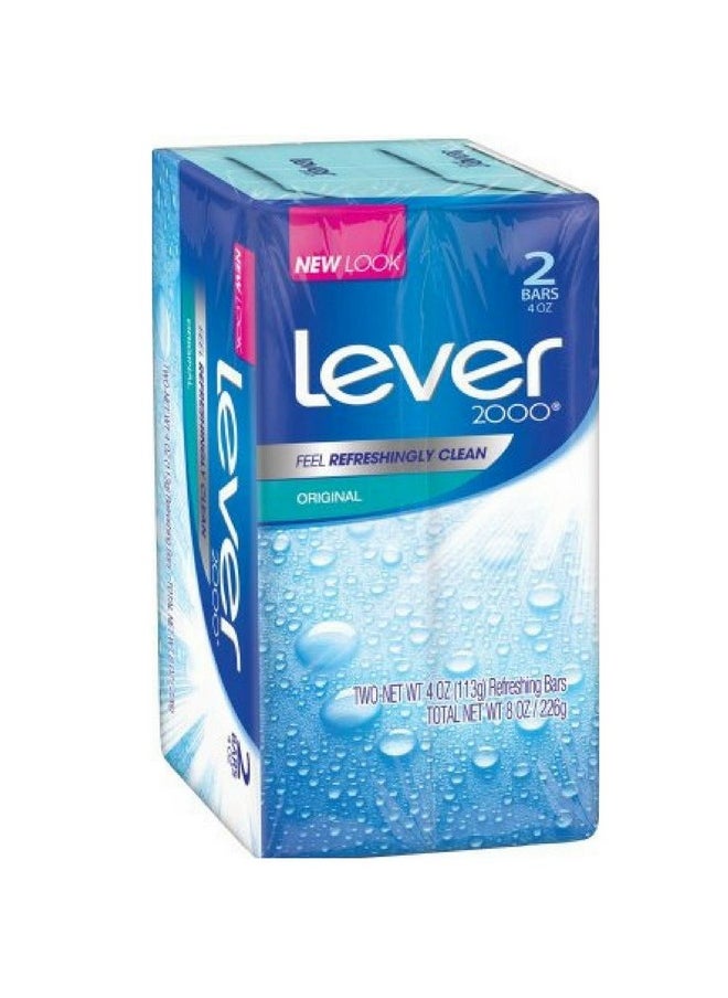 Lever 2000 Original Refreshing Bar Soap Perfectly Fresh 4 Oz 2 Ea (Pack Of 5) 