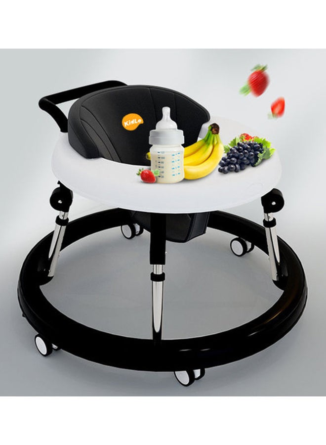 Kidle Multifunctional Anti-Rollover Baby Walker- Black - Image 3