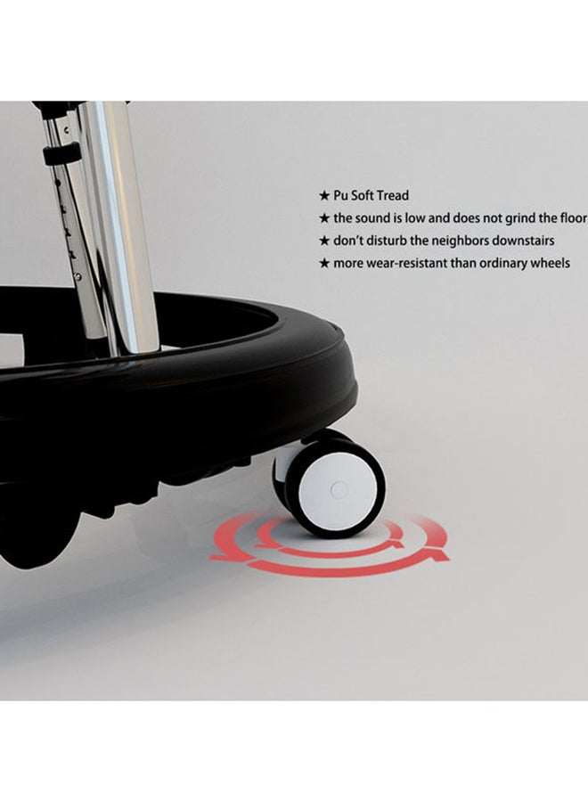 Kidle Multifunctional Anti-Rollover Baby Walker- Black - Image 5