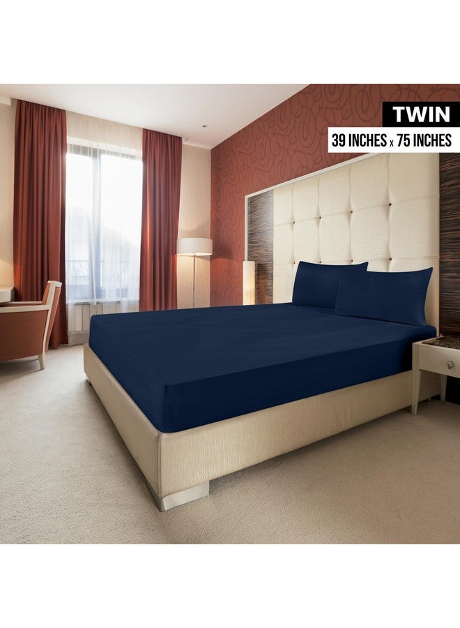 Utopia Bedding Twin Fitted Sheets - Bulk Pack of 6 Bottom Sheets - Soft Brushed Microfiber - Deep Pockets - Shrinkage & Fade Resistant - Easy Care (Navy) - Image 2