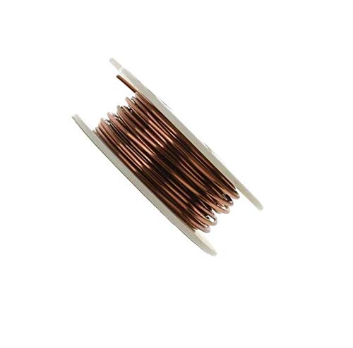 ART IFACT ART IFACT 10 Meters Enameled Copper Wire 18 Gauge 122 mm Diameter 999 Pure Copper Wire on Spool Winding Wire Magnet Wire 