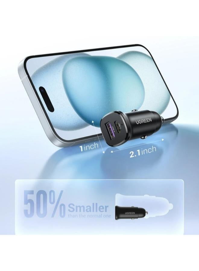 UGREEN 2-Port Fast Car Charger 30W - Image 4