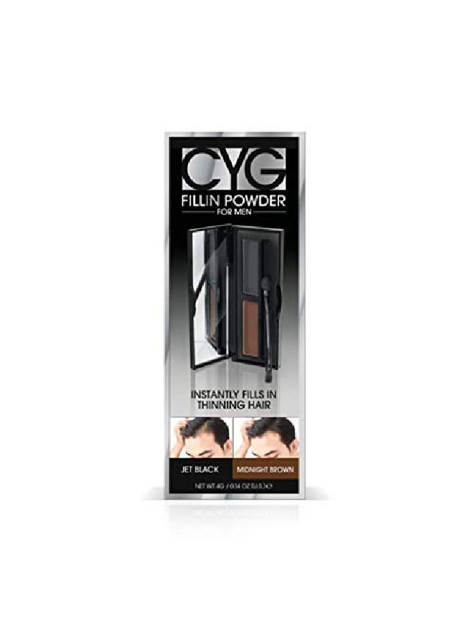 Cover Your Gray Fill In Powder Pro For Men Midnight Brown/Jet Black  - Image 1