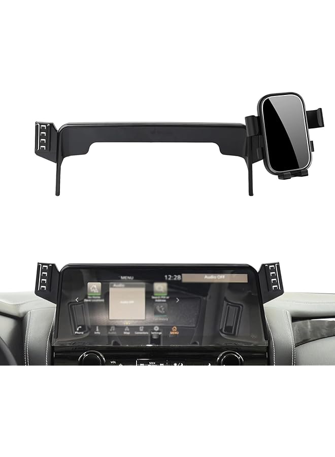 Car Mobile Phone Holder Bracket Compatible With Nissan Patrol 2023 2024 Navigation Stand Auto Accessories - Image 1