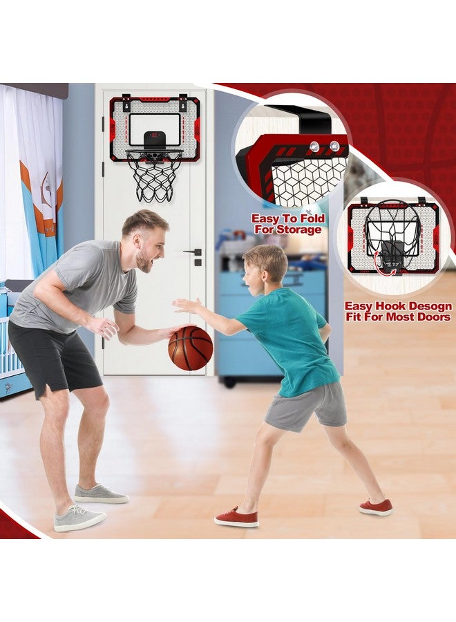 GMAOPHY Basketball Hoop Indoor for 5 6 7 8 9 10+ Year Old Boys Kids, Mini Basketball Hoop with Electronic Scoreboard Over The Door, Sport Toys Birthday Gift - Image 4