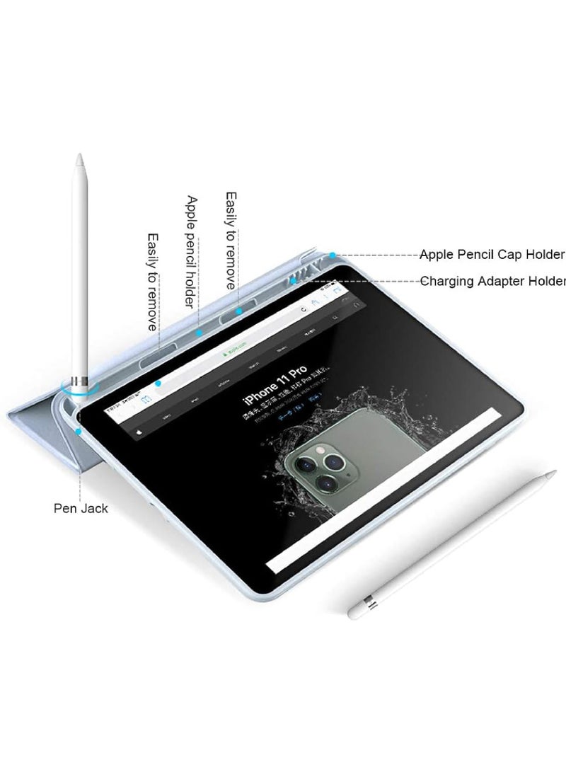 Case for iPad mini 5/4 7.9 Inch (2019/2015) with Pencil Holder,Shell Soft-Touch Tablet Stand Cover, Auto Wake/Sleep for iPad mini 4/5 7.9inch (2015/2019 Model A1538 A1550 A2133 A2124 A2125 A2126) - Image 4