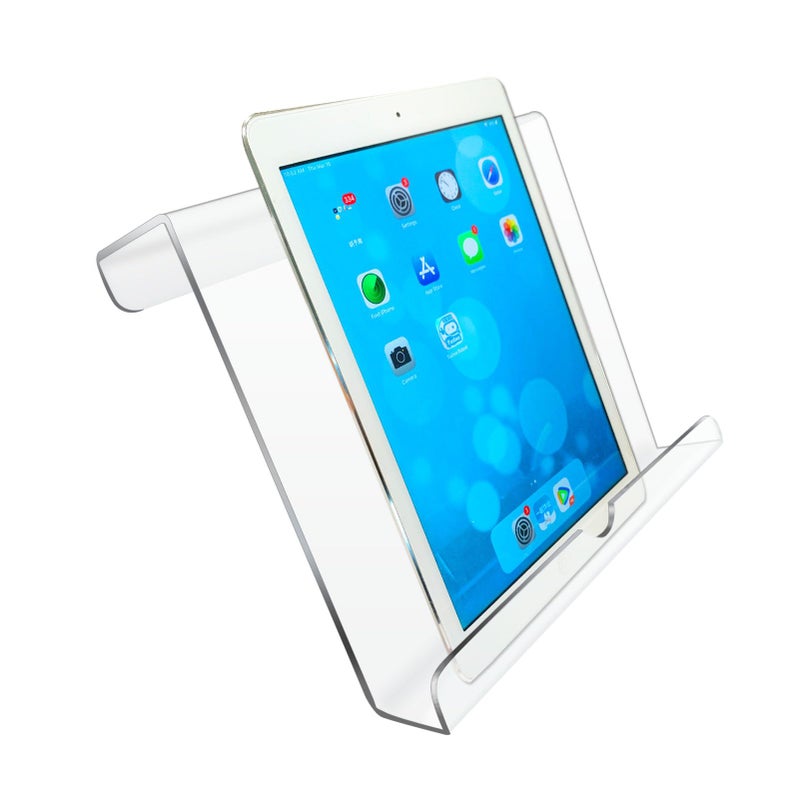 Qsxou Treadmill Tablet Holder Exercise Bike Reading StandAcrylic Book Holder Clear Acrylic Stand for Tablet Magazines and Books85 95 28 Inches - Image 2