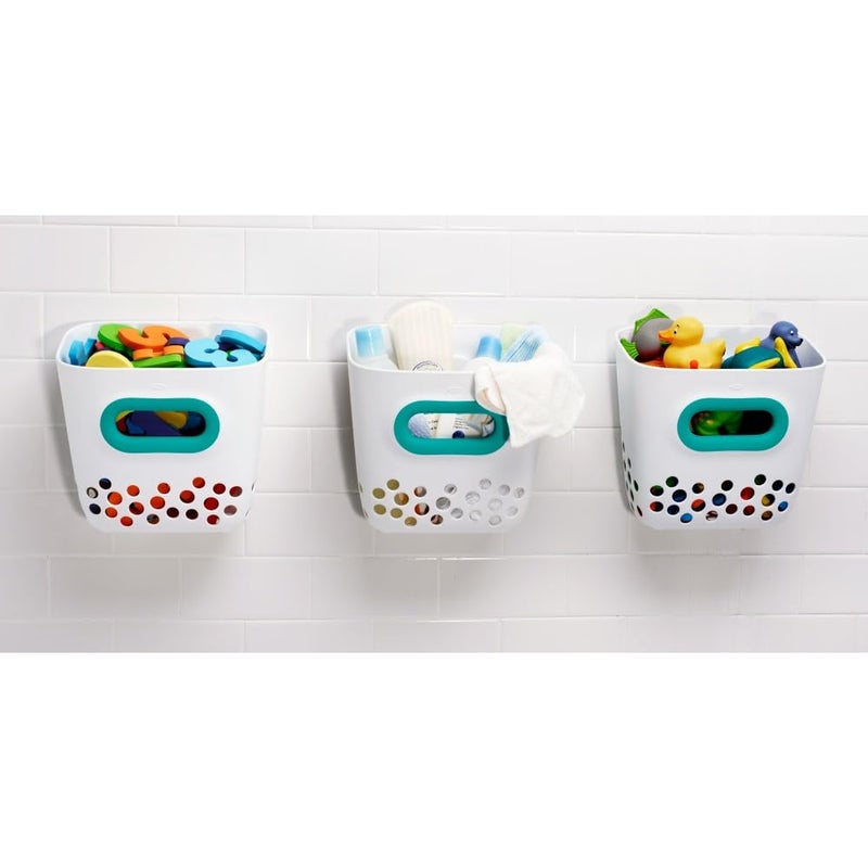 OXO Tot Bath Toy Bin, Teal - Image 4