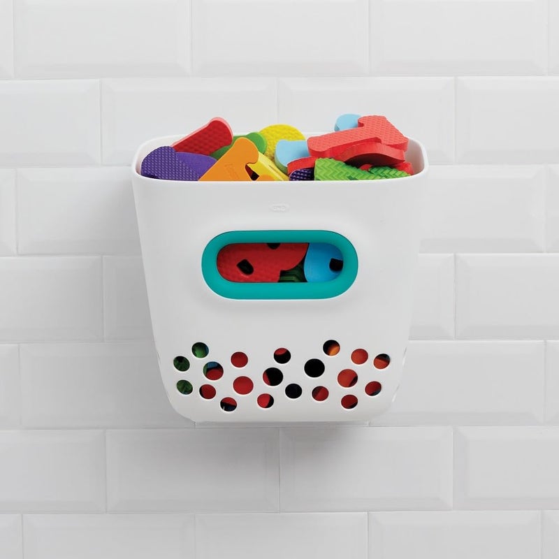 OXO Tot Bath Toy Bin, Teal - Image 3