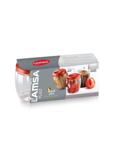 Lamsa Plast Lamset Plast 3 Piece Plastic Large Spice Jar Set  - Image 1