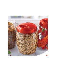 Lamsa Plast Lamset Plast 3 Piece Plastic Large Spice Jar Set  - Image 2