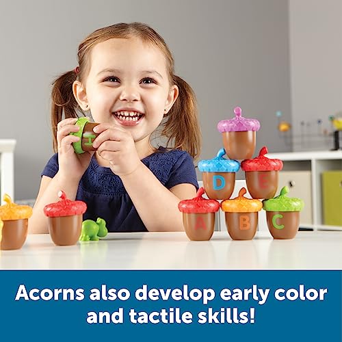 Learning Resources Alphabet Acorns Activity Set ABC Puzzle Preschool Learning Activities Speech Therapy Materials Manipulatives for Preschoolers Fine Motor Skills - Image 5