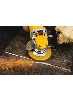 DEWALT Dewalt DWE4120-B5 115W Paddle Switch Angle Grinder Yellow Black  - Image 3