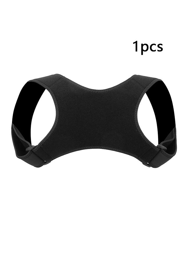 واي جيه أحزمة لتصحيح الموقف واستقامة الكتفين مصنوعة من مواد متينة ومسامية ومريحة 1 قطعة أسود - Image 1