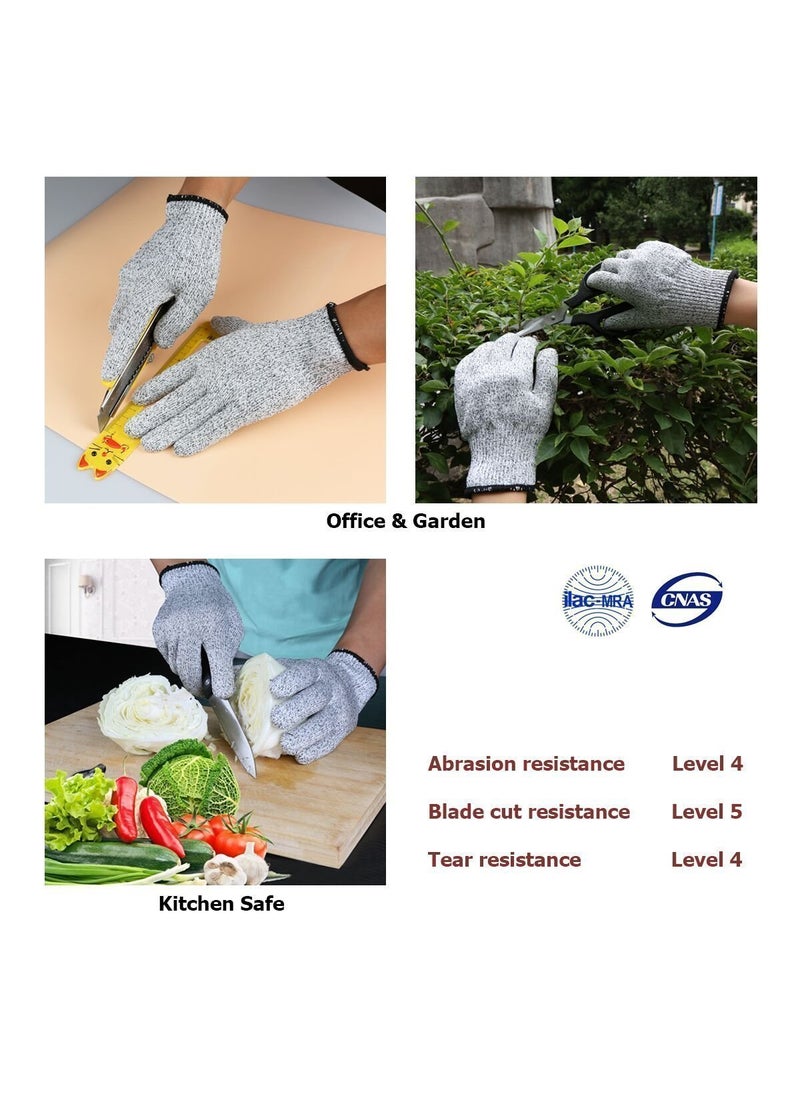 istore iStore New Kitchen Gloves Cooking Cut Resistant Gloves With Level 5 Protection Kitchen Glove Cutting Stand, Food Contact Safe Work Gloves  - Image 3