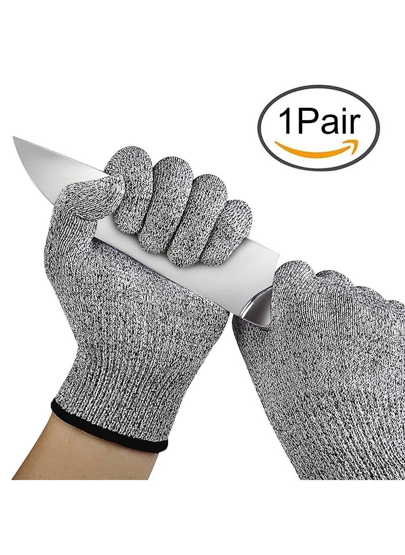 istore iStore New Kitchen Gloves Cooking Cut Resistant Gloves With Level 5 Protection Kitchen Glove Cutting Stand, Food Contact Safe Work Gloves  - Image 5