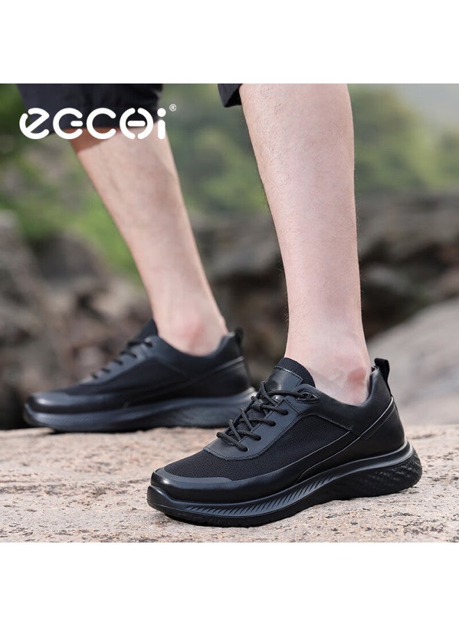 Egchi Men's Shoes, Men's Sneakers, Summer Outdoor Mesh Breathable Walking Shoes, Casual Shoes For Men, X170210, Black, Size 42 - Image 5