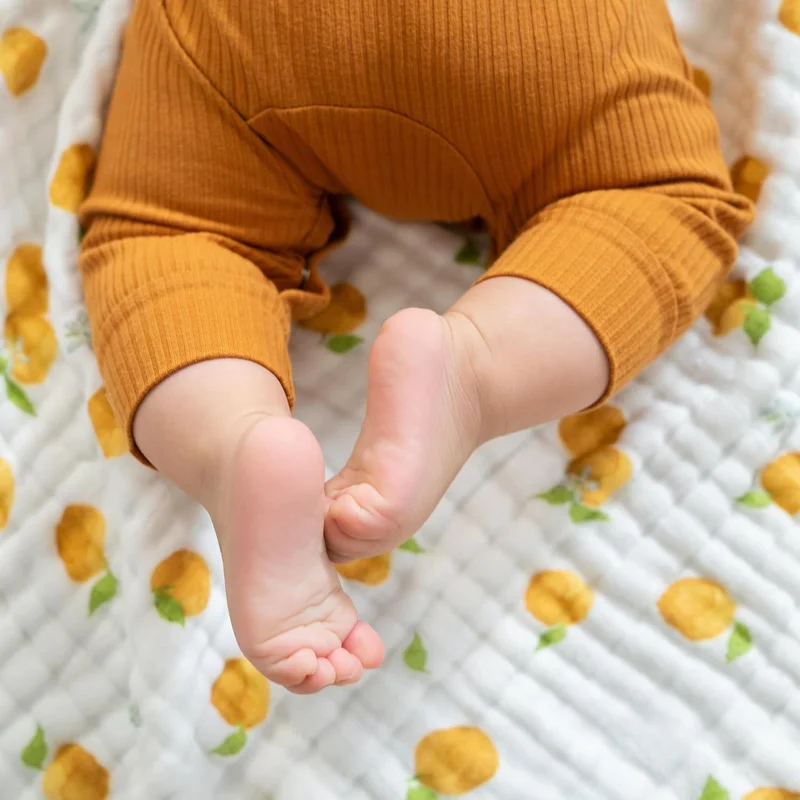 ايدن + أناي Aden + Anais Organic Cotton Muslin Dream Blanket - Fresh Fruit
