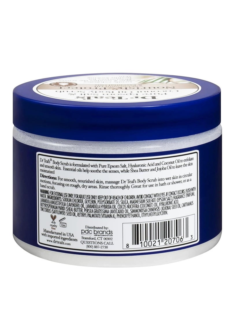 Dr Teal's Epsom Salt Body Scrub Coconut Oil 454g - Image 2