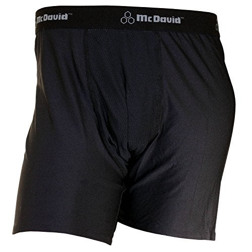 McDavid Performance Boxers with Flex Cup, X-Large, Black - Image 2