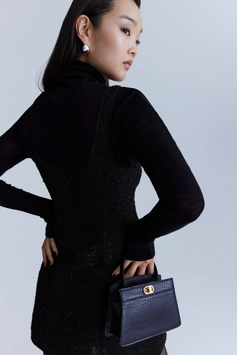 اتش اند ام Glittery Flared-Skirt Dress
