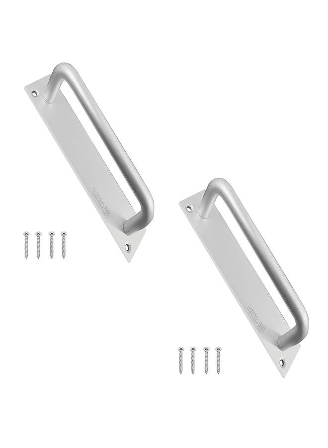 VOLO Silver Finish Cabinet and Window Door Handle for Home, Kitchen, and Office Doors - (Model: D-Handle) (2, 120MM (4.5 Inch)) - Image 1