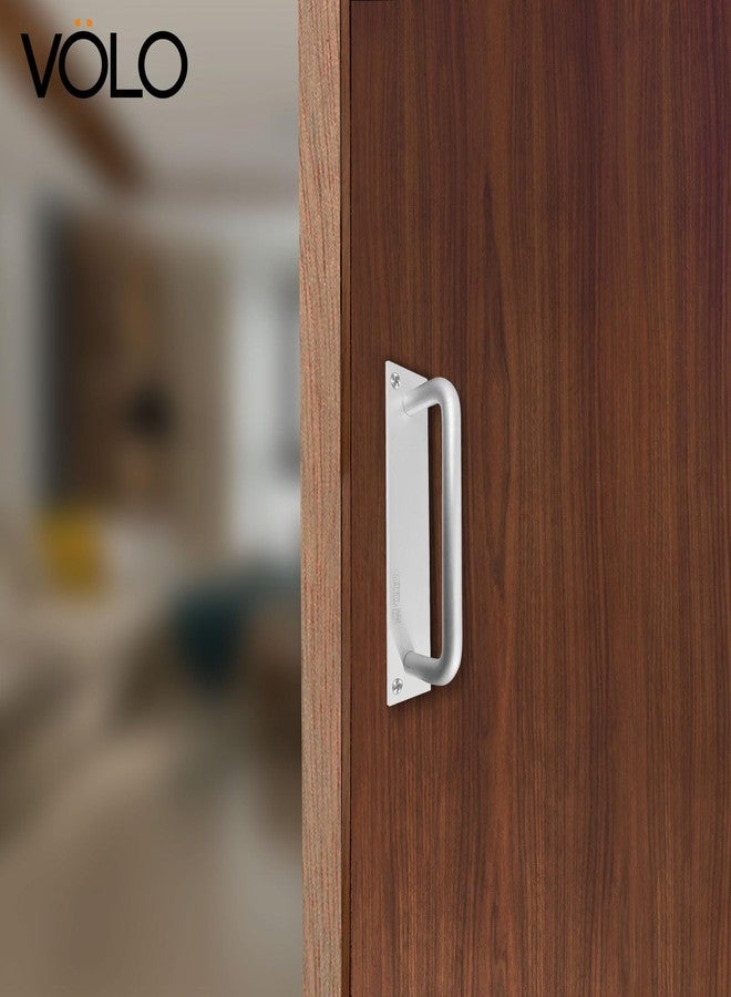 VOLO Silver Finish Cabinet and Window Door Handle for Home, Kitchen, and Office Doors - (Model: D-Handle) (2, 120MM (4.5 Inch)) - Image 3