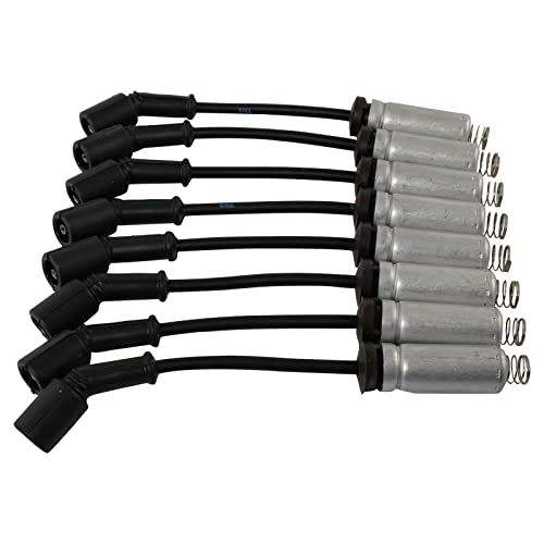 TRQ Ignition Spark Plug Wire Kit Set for GMC Cadillac Chevrolet Pickup Truck SUV V8 New - Image 1