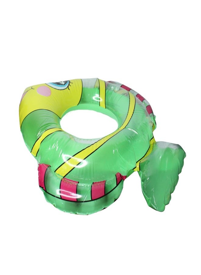 Kabello Inflatable Swimming Tube Fish Shape for Kids Ideal Summer Birthday Gift Item (Random Colors) - Image 5