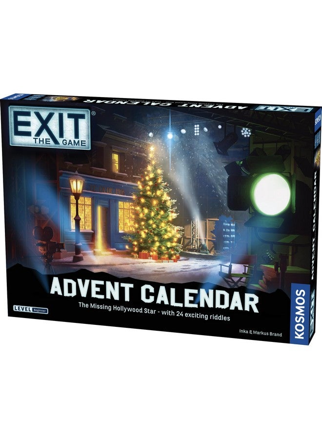 Thames & Kosmos EXIT: اللعبة - تقويم عيد الميلاد - النجم الهوليوودي المفقود | عيد الميلاد | تقويم | قدوم | لعبة غموض | نشاط عائلي | للأعمار 10 وما فوق - Image 1