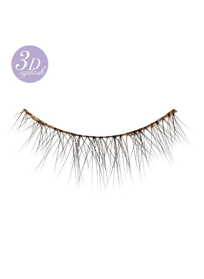 Miche Bloomin ' 3D Eyelashes No. 09 Nude Brown 4 Pairs - Image 3