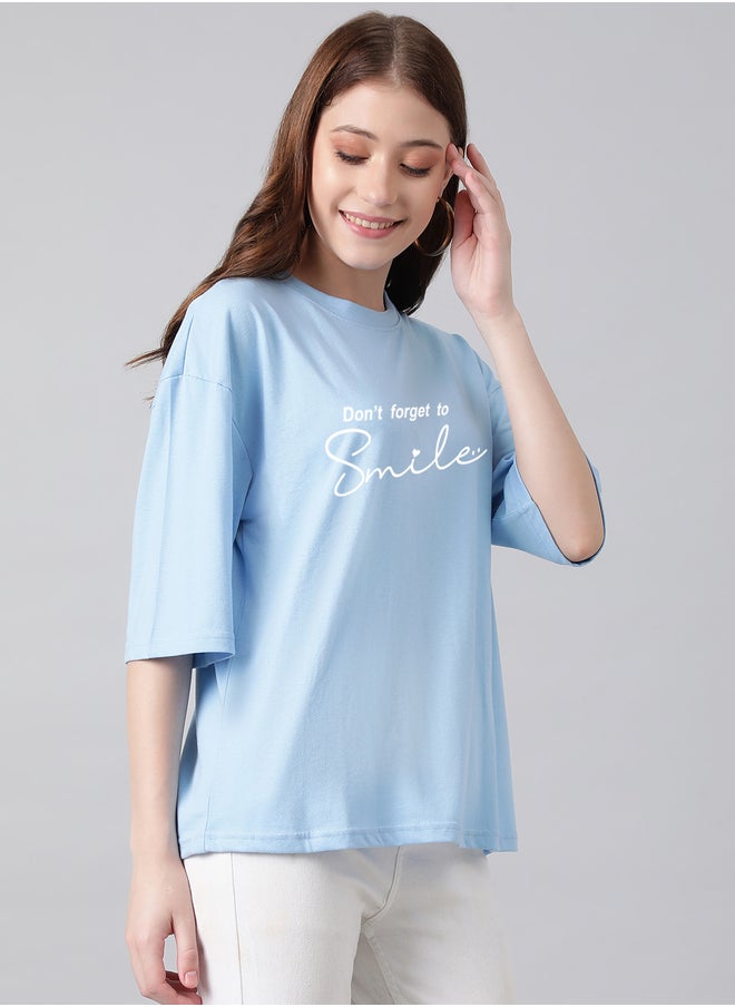 Kotty Slogan Print Short Sleeve Oversized T-Shirt  - Image 4