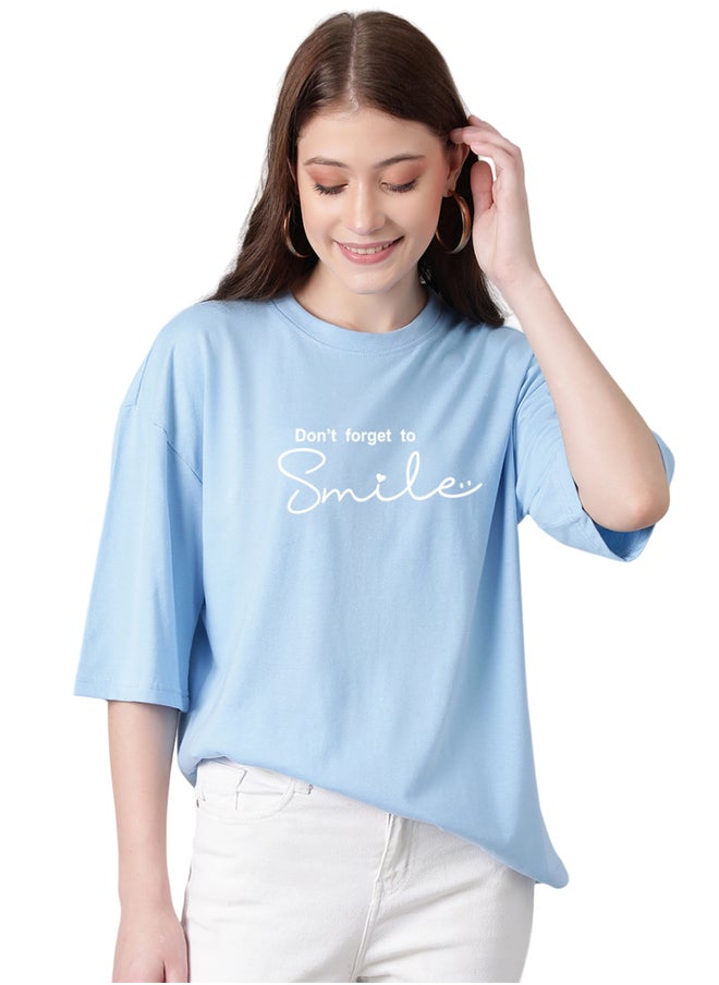 Kotty Slogan Print Short Sleeve Oversized T-Shirt  - Image 1