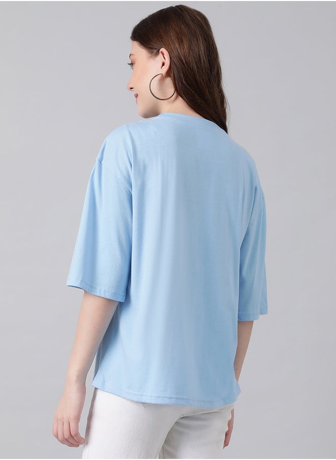 Kotty Slogan Print Short Sleeve Oversized T-Shirt  - Image 2