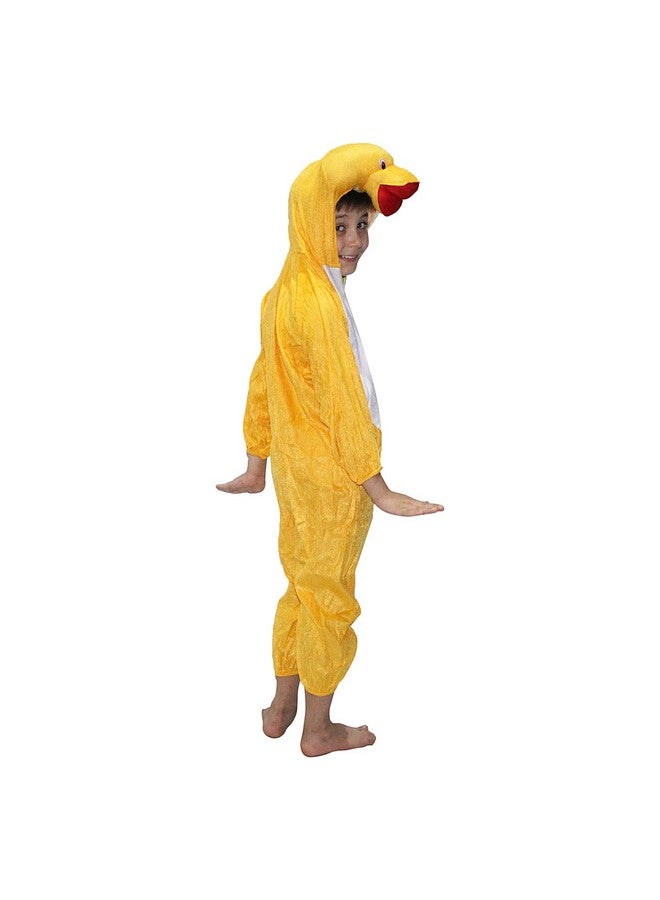 Kaku Fancy Dresses Fleece Duckling Bird Costume For Kids - Yellow, 3-4 Years | Animal Fancy Dress For Boys & Girls - Image 5