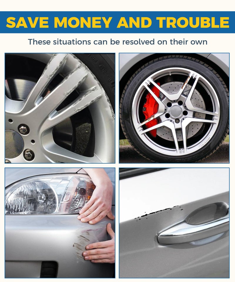UBOG Touch Up Paint for Cars,Rim Paint,Car Accessories Wheel Paint,Auto Touch Up Paint,Car Scratch Remover Pen,Rim Scratch Repair,Car Paint Automotive Paint,Rim Paint for Car Wheel Repair (Silver) - Image 3