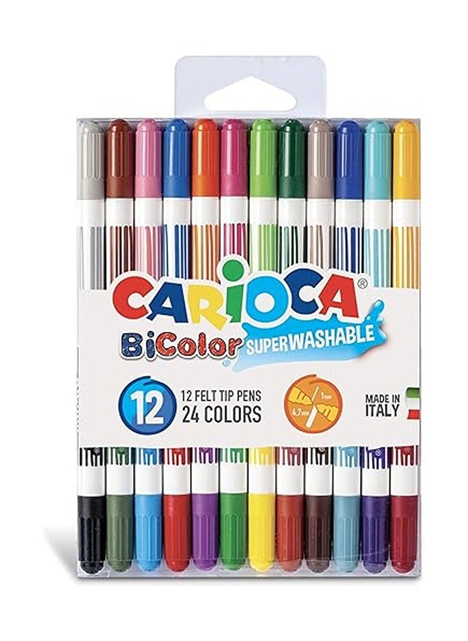 carioca Watercolor Pens 12 Pcs Multicolour 
