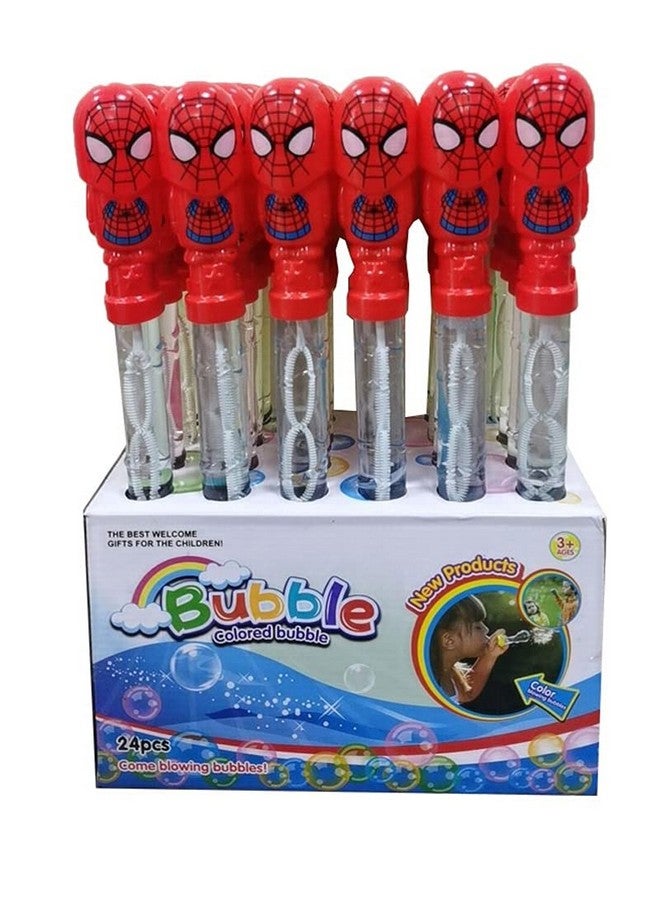 Arsdewy Pack of 2 Spiderman Large Bubble Blaster Stick Toy for Kids/Children - Image 1